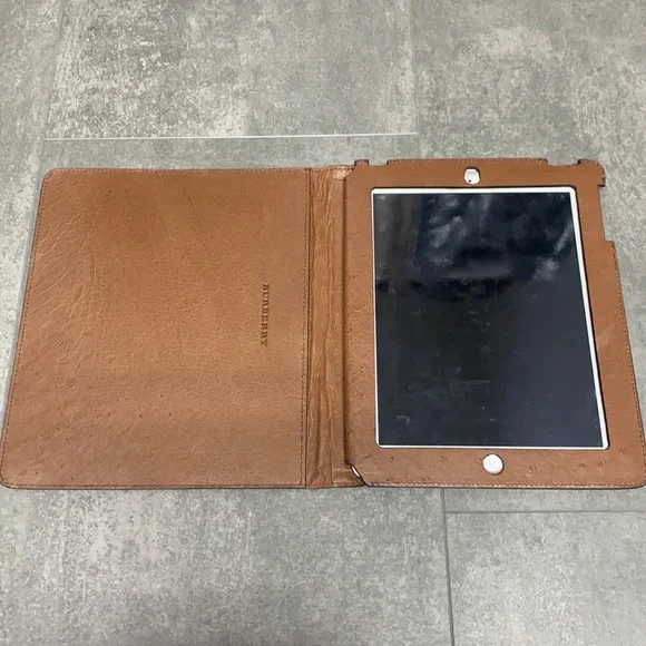 Authentic Burberry Ostrich IPad case (second generation)